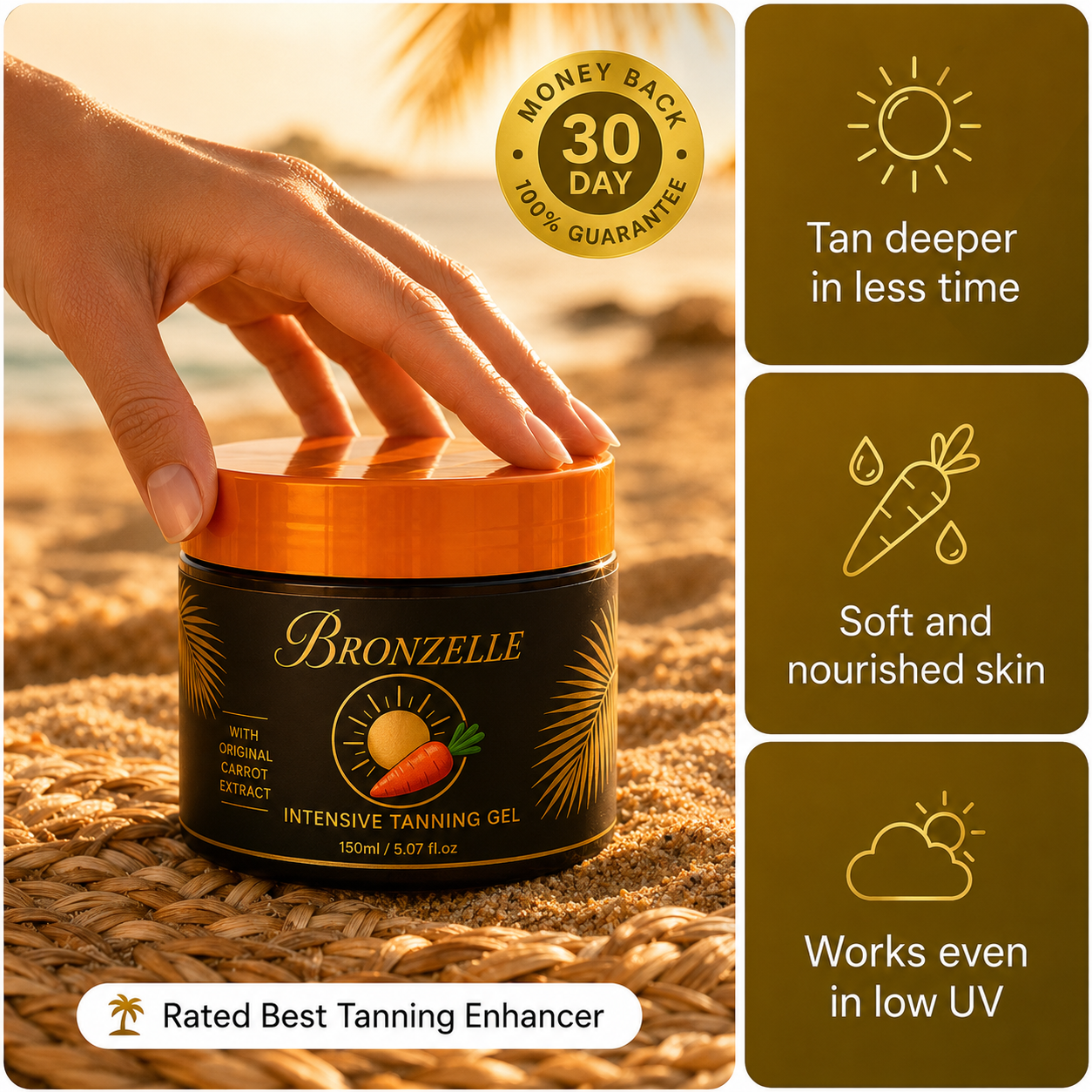 Carrot Tanning Gel