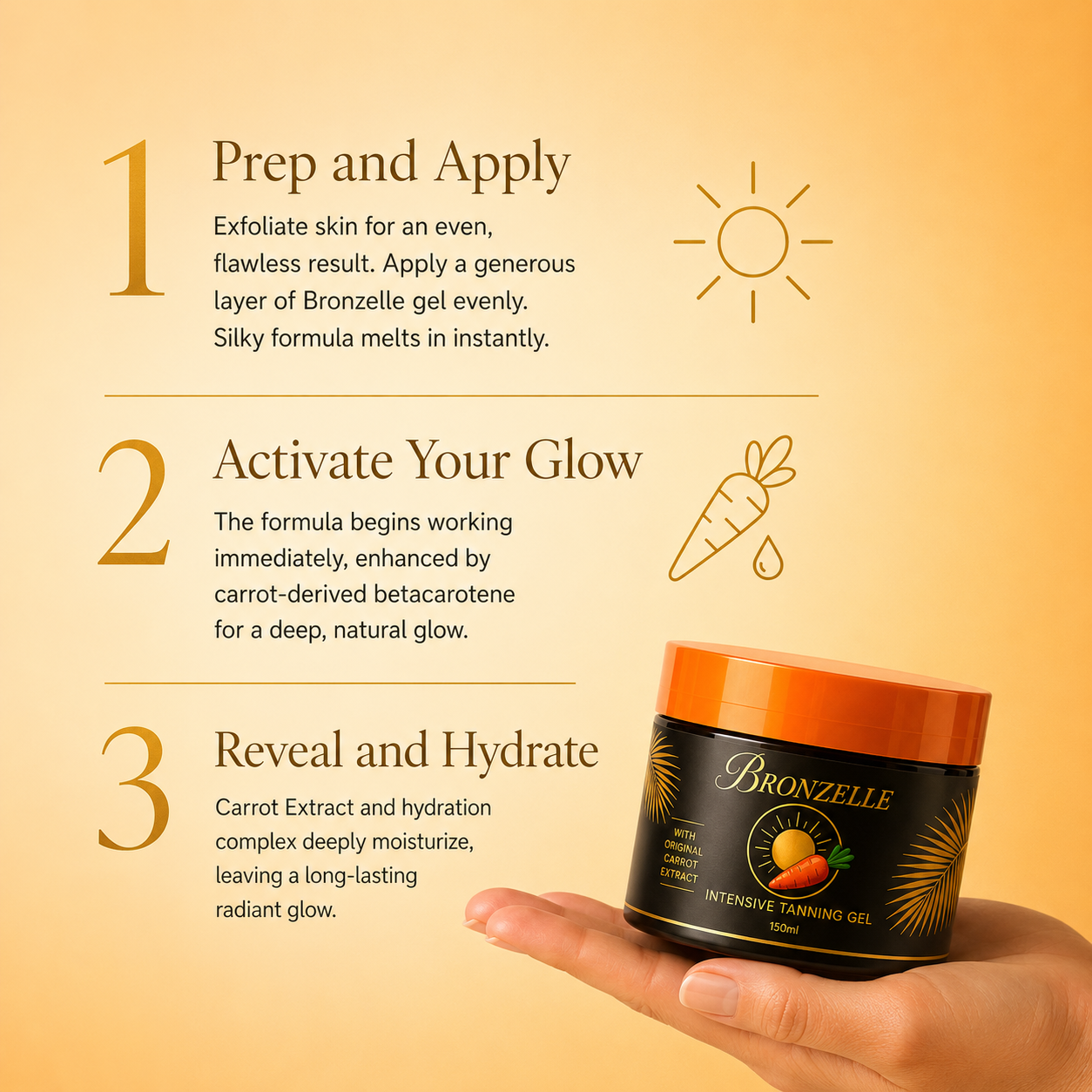 Carrot Tanning Gel
